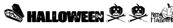 Halloween Logo font preview